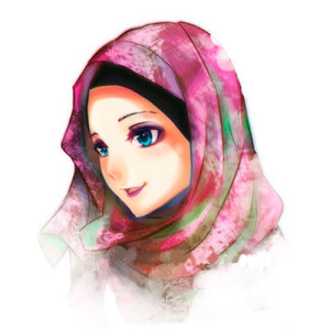 Gambar Kartun Muslim Muslimah Islami Nikahan Pilihan Cantik