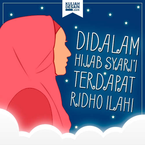 Gambar DP BBM Hijab Muslimah, Mari Berhijab