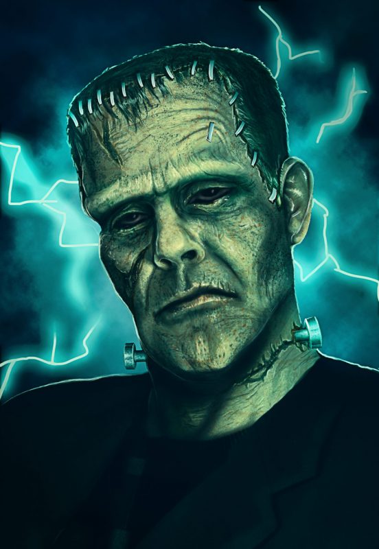Tutorial manipulasi Photoshop Monster Frankenstein