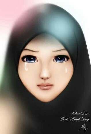100 Gambar Kartun  Muslimah Tercantik dan Manis HD Kuliah 