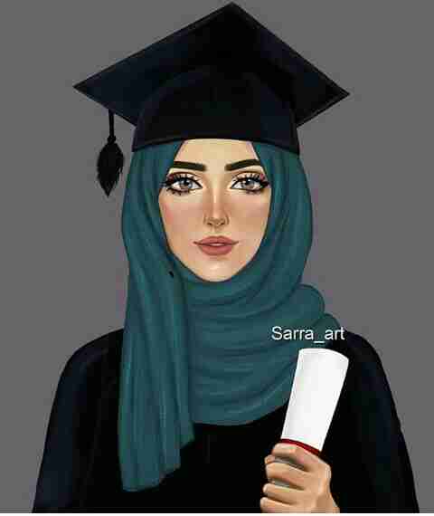 100 Gambar  Kartun  Muslimah Tercantik dan Manis HD Kuliah 