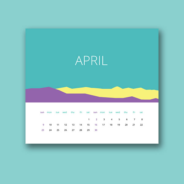 tips membuat desain kalender