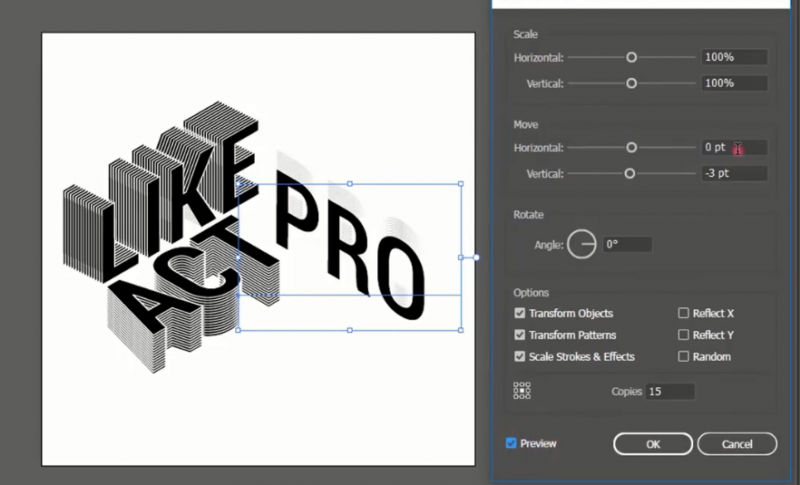 Cara Membuat Desain 3D Isometric Text By Illustrator