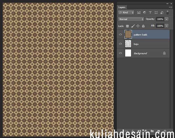 Cara Desain Kemeja Batik di Photoshop