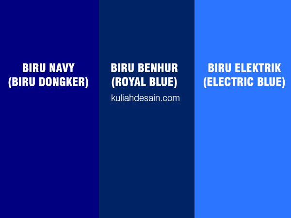 Mengenal Warna Biru Elektrik  dan contohnya Kuliah Desain