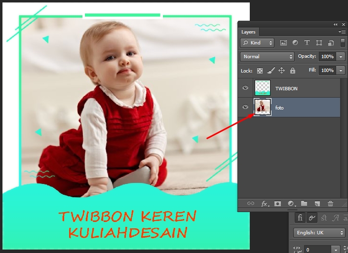 Cara Memasang Foto pada Twibbon di Photoshop