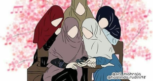 Gambar kartun Muslimah Sedih dan kecewa