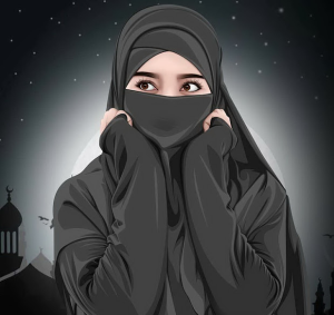 Foto Profil WA Hijab Kartun