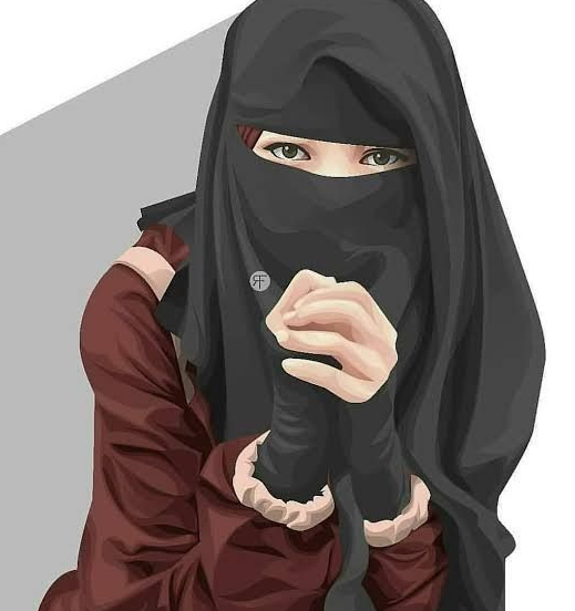 Foto Hijab Kartun Cadar