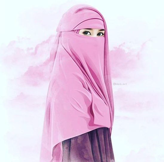 Foto Kartun Muslimah Cantik Berhijab