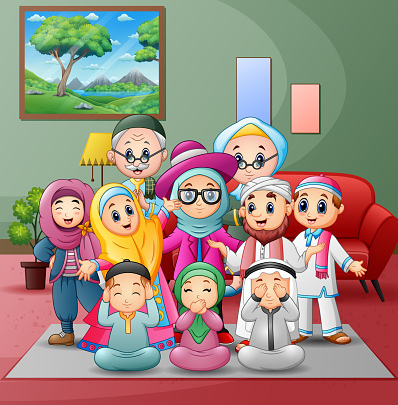 Gambar Anggota Keluarga Animasi
